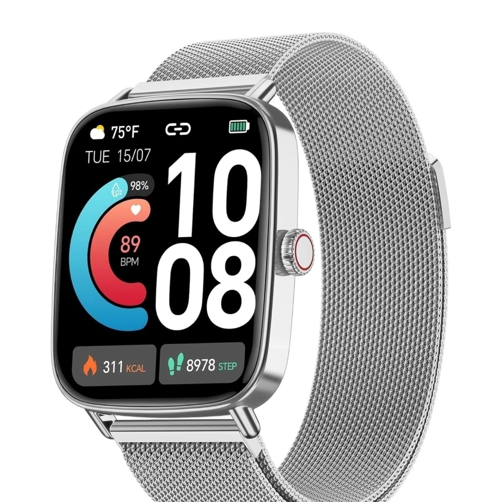 Smart Watch for Men Women, 1.85" HD Smartwatch Compatible iPhone/Samsung/Android